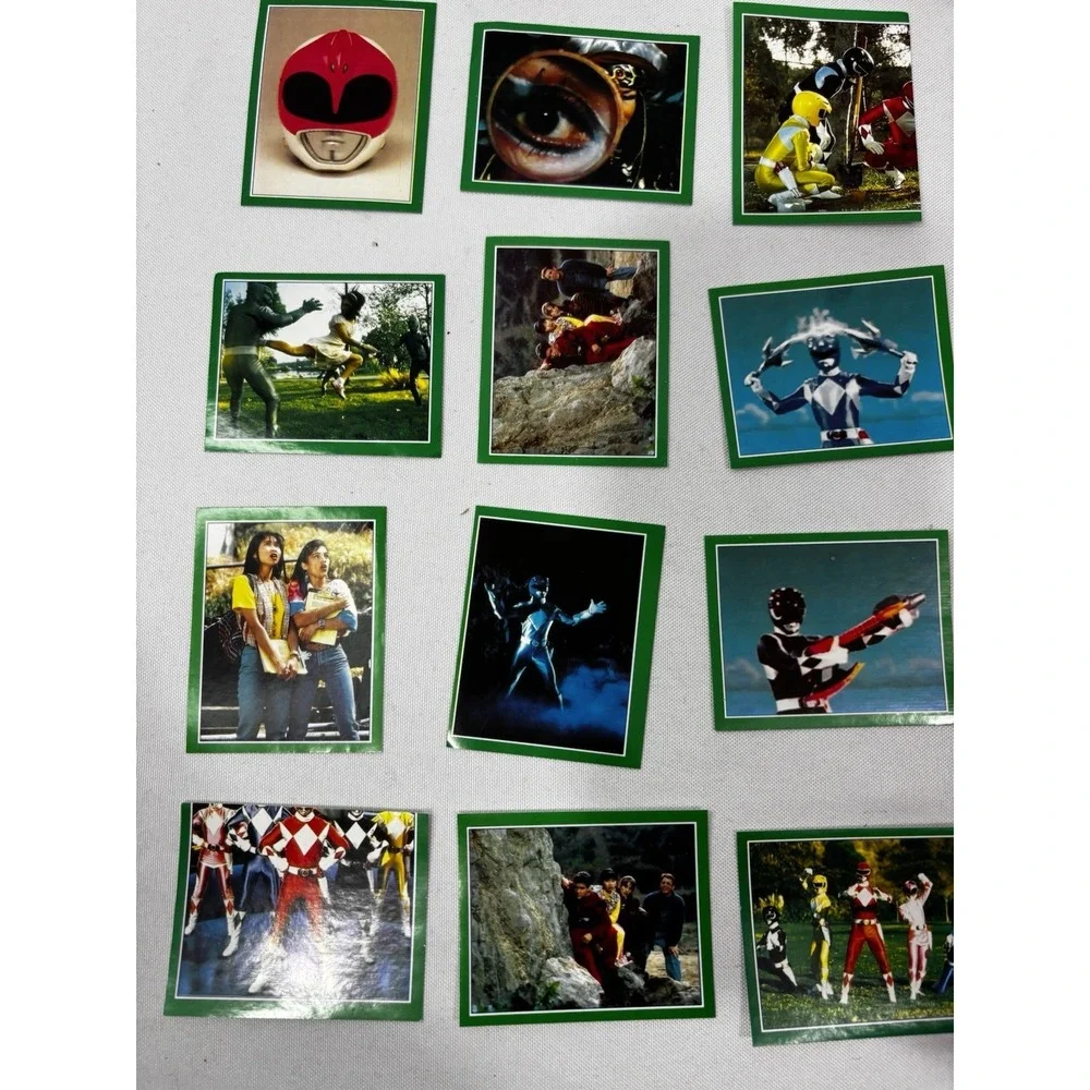 LOT 50+ Merlin Collections Mighty Morphin Power Rangers TRADING STICKER/ROLL